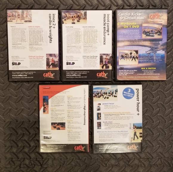 Cathe Friedrich Bundle of 5 DVD'S - Picture 2 of 4